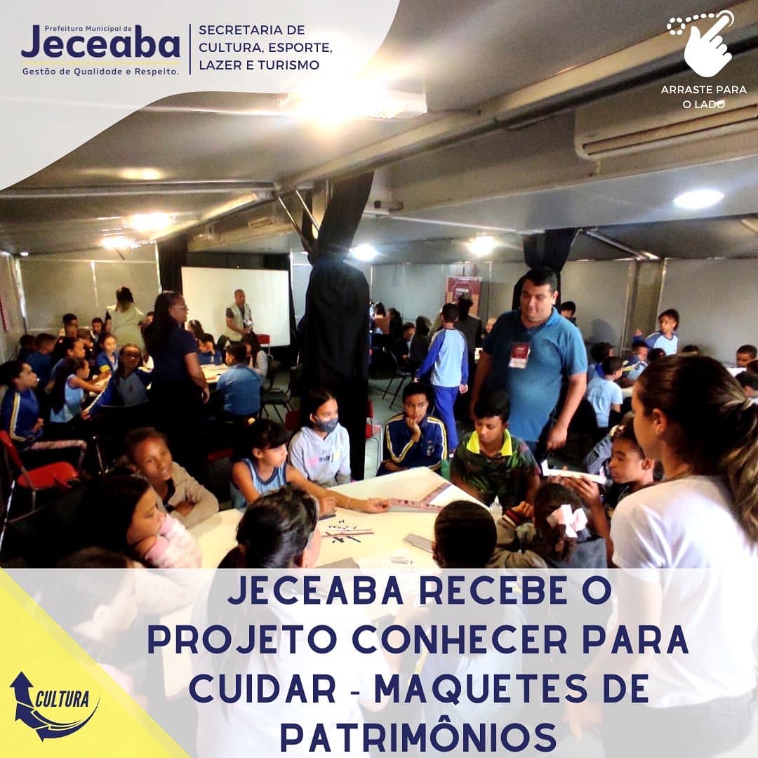 Jeceaba recebe projeto conhecer para cuidar maquetes de patrimônios